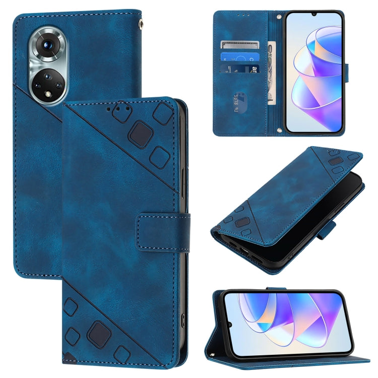 Skin Feel Embossed Leather Phone Case, For Huawei Mate 60 Pro, For Huawei P60 Art, For Huawei P60 / P60 Pro, For Huawei Enjoy 50 Pro / Nova Y90, For Huawei Nova 9 SE, For Huawei Nova 9 Pro, For Huawei Nova 9, For Huawei Nova 8i