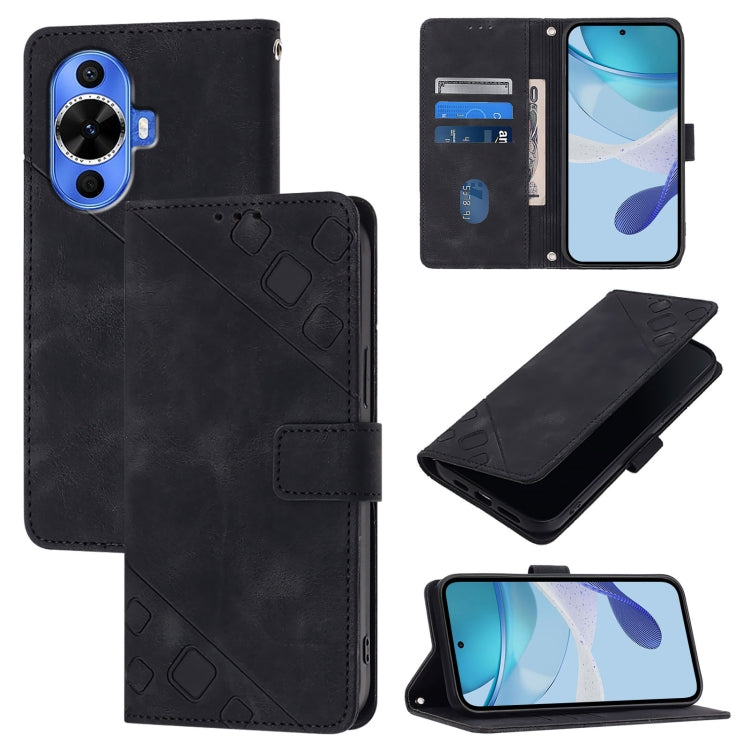 Skin Feel Embossed Leather Phone Case, For Huawei nova 14 5G, For Huawei nova 13 Pro, For Huawei nova 13 / nova 12, For Huawei Nova 12i Global, For Huawei Nova 12s Global, For Huawei Pura 70 Pro, For Huawei Pura 70, For Huawei Mate 60