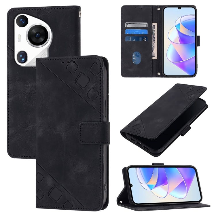 Skin Feel Embossed Leather Phone Case, For Huawei nova 14 5G, For Huawei nova 13 Pro, For Huawei nova 13 / nova 12, For Huawei Nova 12i Global, For Huawei Nova 12s Global, For Huawei Pura 70 Pro, For Huawei Pura 70, For Huawei Mate 60
