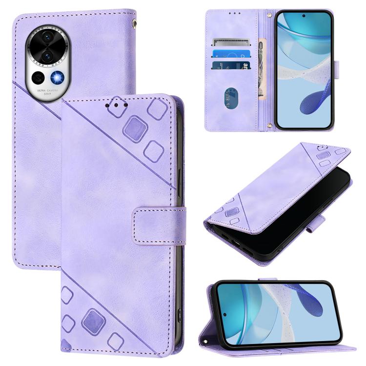Skin Feel Embossed Leather Phone Case, For Huawei nova 14 5G, For Huawei nova 13 Pro, For Huawei nova 13 / nova 12, For Huawei Nova 12i Global, For Huawei Nova 12s Global, For Huawei Pura 70 Pro, For Huawei Pura 70, For Huawei Mate 60