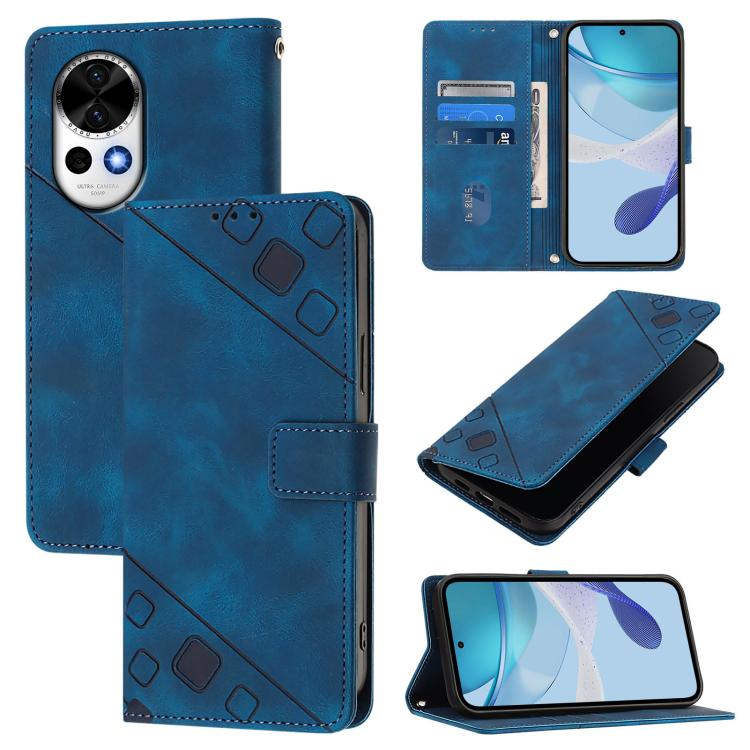 Skin Feel Embossed Leather Phone Case, For Huawei nova 14 5G, For Huawei nova 13 Pro, For Huawei nova 13 / nova 12, For Huawei Nova 12i Global, For Huawei Nova 12s Global, For Huawei Pura 70 Pro, For Huawei Pura 70, For Huawei Mate 60
