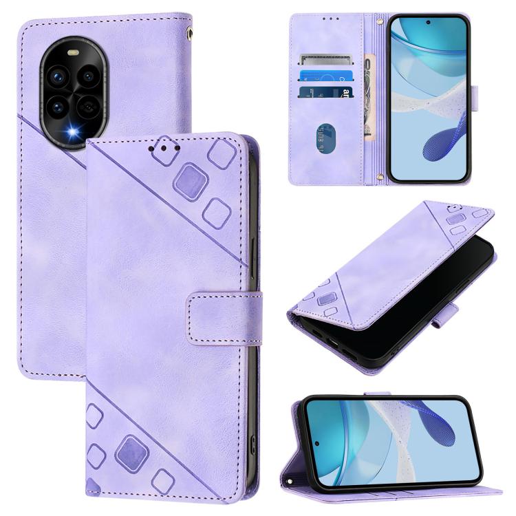Skin Feel Embossed Leather Phone Case, For Huawei nova 14 5G, For Huawei nova 13 Pro, For Huawei nova 13 / nova 12, For Huawei Nova 12i Global, For Huawei Nova 12s Global, For Huawei Pura 70 Pro, For Huawei Pura 70, For Huawei Mate 60