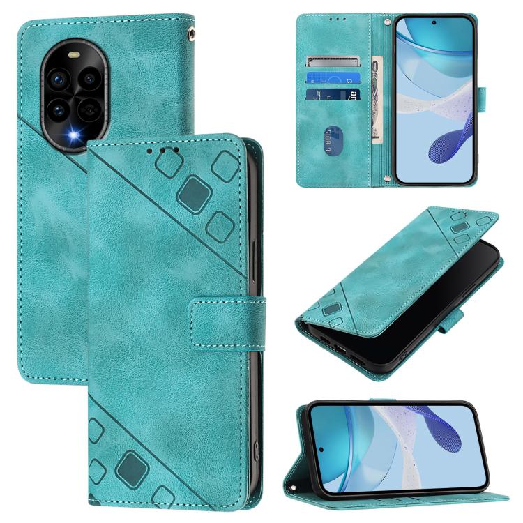 Skin Feel Embossed Leather Phone Case, For Huawei nova 14 5G, For Huawei nova 13 Pro, For Huawei nova 13 / nova 12, For Huawei Nova 12i Global, For Huawei Nova 12s Global, For Huawei Pura 70 Pro, For Huawei Pura 70, For Huawei Mate 60
