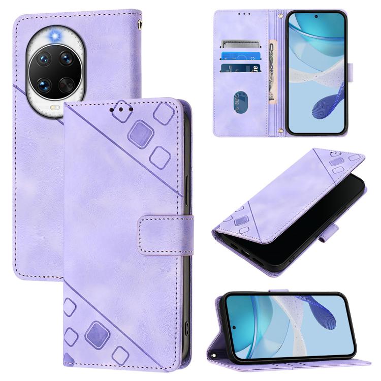 Skin Feel Embossed Leather Phone Case, For Huawei nova 14 Lite 5G / nova 15 / 16z, For Huawei nova 16 5G, For Huawei Pura 90 Pro Max 5G, For Huawei Pura 90 Pro 5G, For Huawei Mate 70 Air 5G, For Huawei Enjoy 80s 4G, For Huawei nova 14 Ultra 5G         ...