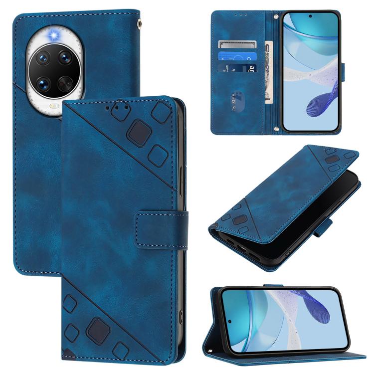 Skin Feel Embossed Leather Phone Case, For Huawei nova 14 Lite 5G / nova 15 / 16z, For Huawei nova 16 5G, For Huawei Pura 90 Pro Max 5G, For Huawei Pura 90 Pro 5G, For Huawei Mate 70 Air 5G, For Huawei Enjoy 80s 4G, For Huawei nova 14 Ultra 5G         ...