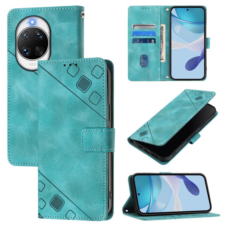 Skin Feel Embossed Leather Phone Case, For Huawei nova 14 Lite 5G / nova 15 / 16z, For Huawei nova 16 5G, For Huawei Pura 90 Pro Max 5G, For Huawei Pura 90 Pro 5G, For Huawei Mate 70 Air 5G, For Huawei Enjoy 80s 4G, For Huawei nova 14 Ultra 5G         ...