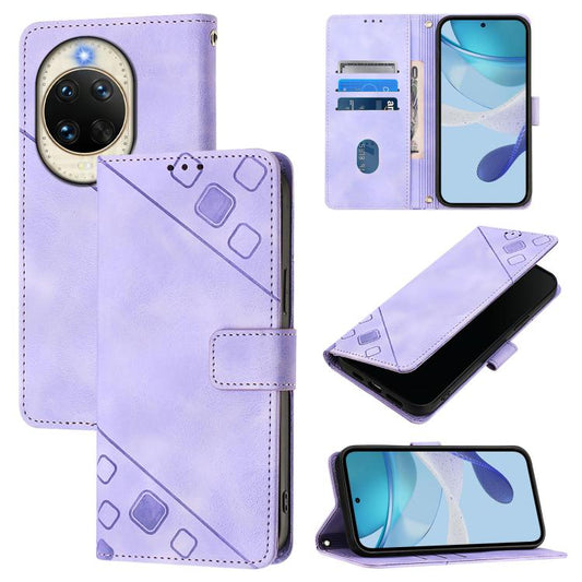 Skin Feel Embossed Leather Phone Case, For Huawei nova 14 5G, For Huawei nova 13 Pro, For Huawei nova 13 / nova 12, For Huawei Nova 12i Global, For Huawei Nova 12s Global, For Huawei Pura 70 Pro, For Huawei Pura 70, For Huawei Mate 60