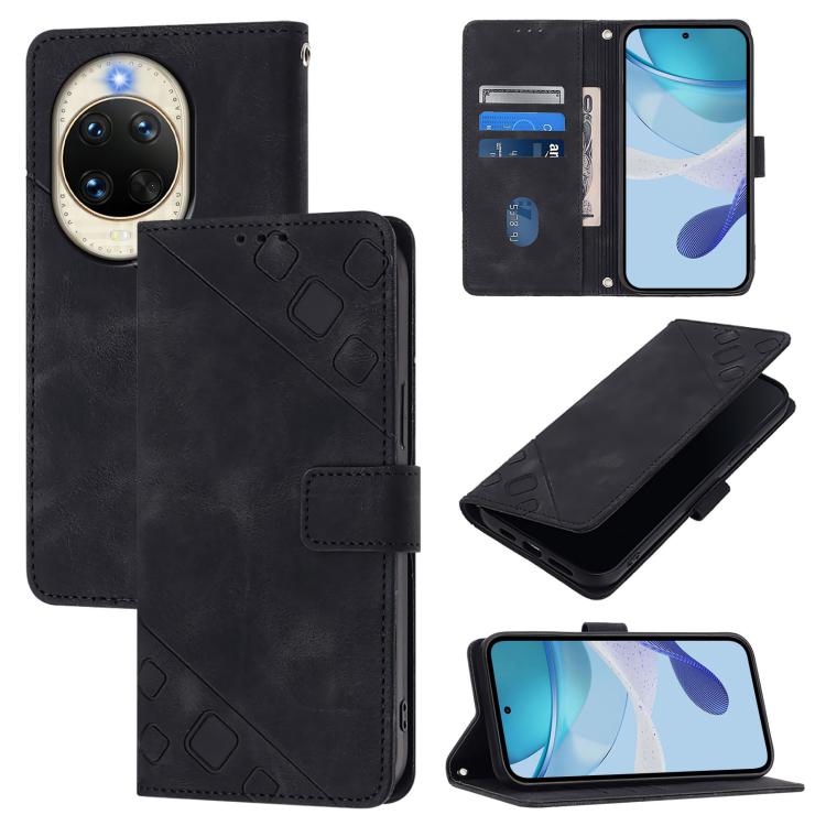 Skin Feel Embossed Leather Phone Case, For Huawei nova 14 5G, For Huawei nova 13 Pro, For Huawei nova 13 / nova 12, For Huawei Nova 12i Global, For Huawei Nova 12s Global, For Huawei Pura 70 Pro, For Huawei Pura 70, For Huawei Mate 60