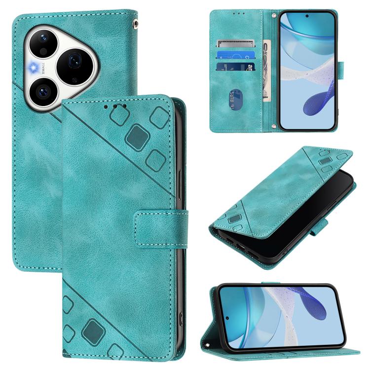 Skin Feel Embossed Leather Phone Case, For Huawei nova 14 Lite 5G / nova 15 / 16z, For Huawei nova 16 5G, For Huawei Pura 90 Pro Max 5G, For Huawei Pura 90 Pro 5G, For Huawei Mate 70 Air 5G, For Huawei Enjoy 80s 4G, For Huawei nova 14 Ultra 5G         ...