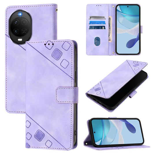 Skin Feel Embossed Leather Phone Case, For Huawei nova 14 Lite 5G / nova 15 / 16z, For Huawei nova 16 5G, For Huawei Pura 90 Pro Max 5G, For Huawei Pura 90 Pro 5G, For Huawei Mate 70 Air 5G, For Huawei Enjoy 80s 4G, For Huawei nova 14 Ultra 5G         ...