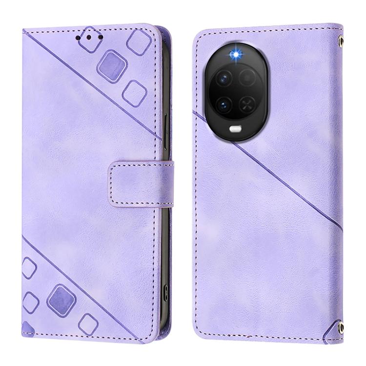 Skin Feel Embossed Leather Phone Case, For Huawei nova 14 Lite 5G / nova 15 / 16z, For Huawei nova 16 5G, For Huawei Pura 90 Pro Max 5G, For Huawei Pura 90 Pro 5G, For Huawei Mate 70 Air 5G, For Huawei Enjoy 80s 4G, For Huawei nova 14 Ultra 5G         ...