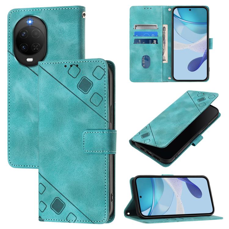 Skin Feel Embossed Leather Phone Case, For Huawei nova 14 Lite 5G / nova 15 / 16z, For Huawei nova 16 5G, For Huawei Pura 90 Pro Max 5G, For Huawei Pura 90 Pro 5G, For Huawei Mate 70 Air 5G, For Huawei Enjoy 80s 4G, For Huawei nova 14 Ultra 5G         ...
