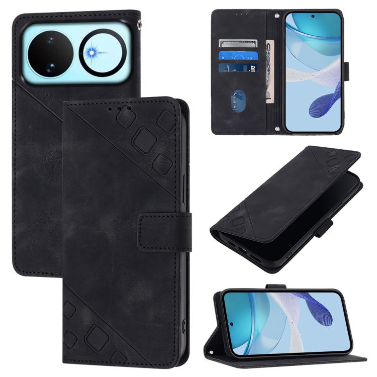 Skin Feel Embossed Leather Phone Case, For Huawei nova 14 Lite 5G / nova 15 / 16z, For Huawei nova 16 5G, For Huawei Pura 90 Pro Max 5G, For Huawei Pura 90 Pro 5G, For Huawei Mate 70 Air 5G, For Huawei Enjoy 80s 4G, For Huawei nova 14 Ultra 5G         ...