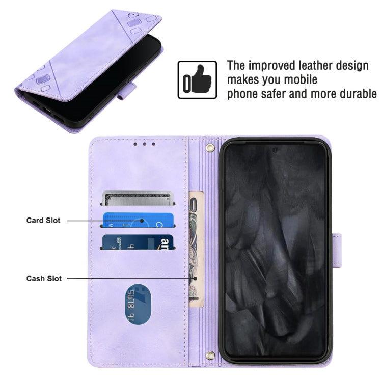 Skin-feel Embossed Leather Phone Case, For Google Pixel 8 Pro, For Google Pixel 8, For Google Pixel 7a, For Google Pixel 7 Pro 5G, For Google Pixel 7 5G, For Google Pixel 6a, For Google Pixel 6 Pro, For Google Pixel 6