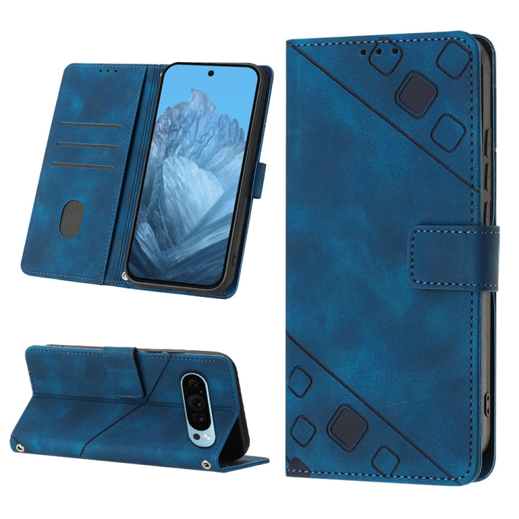 Skin-feel Embossed Leather Phone Case, For Google Pixel 11 Pro XL, For Google Pixel 11 Pro / 11, For Google Pixel 10 Pro XL 5G Global, For Google Pixel 10 5G Global, For Google Pixel 9a, For Google Pixel 9 Pro XL, For Google Pixel 9 / 9 Pro            ...
