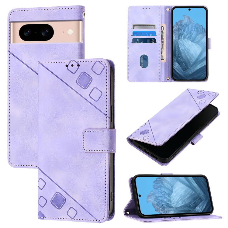 Skin-feel Embossed Leather Phone Case, For Google Pixel 11 Pro XL, For Google Pixel 11 Pro / 11, For Google Pixel 10 Pro XL 5G Global, For Google Pixel 10 5G Global, For Google Pixel 9a, For Google Pixel 9 Pro XL, For Google Pixel 9 / 9 Pro            ...