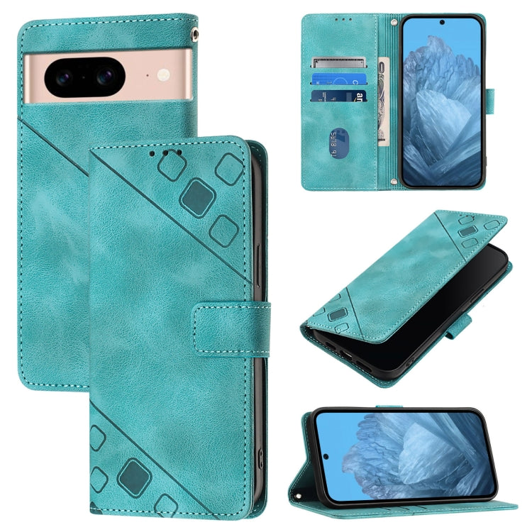 Skin-feel Embossed Leather Phone Case, For Google Pixel 11 Pro XL, For Google Pixel 11 Pro / 11, For Google Pixel 10 Pro XL 5G Global, For Google Pixel 10 5G Global, For Google Pixel 9a, For Google Pixel 9 Pro XL, For Google Pixel 9 / 9 Pro            ...