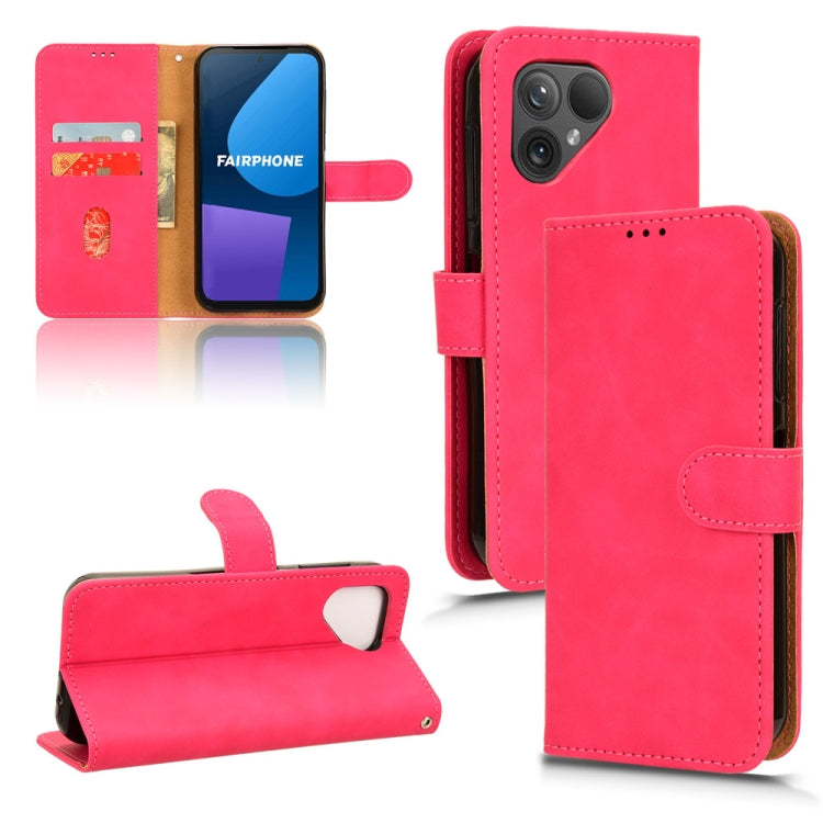 Skin Feel Magnetic Flip Leather Phone Case, For Fairphone 6, For Fairphone 5