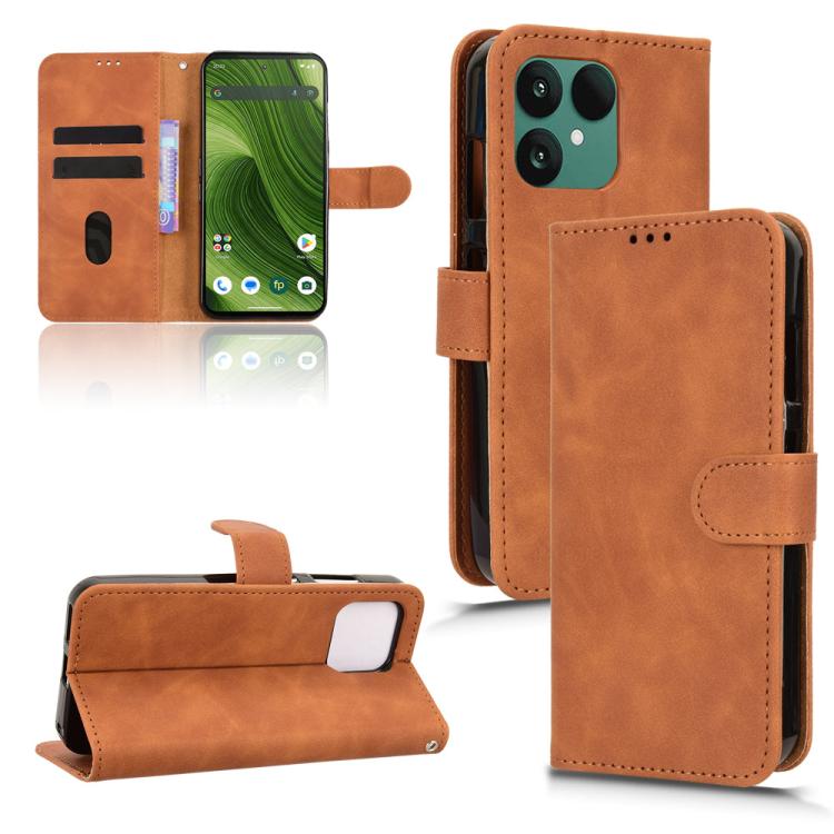 Skin Feel Magnetic Flip Leather Phone Case, For Fairphone 6, For Fairphone 5