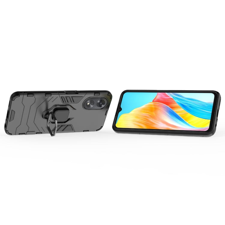 Shockproof PC + TPU Holder Phone Case, For OPPO A38 4G, For OPPO A58 4G, For OPPO A78 4G