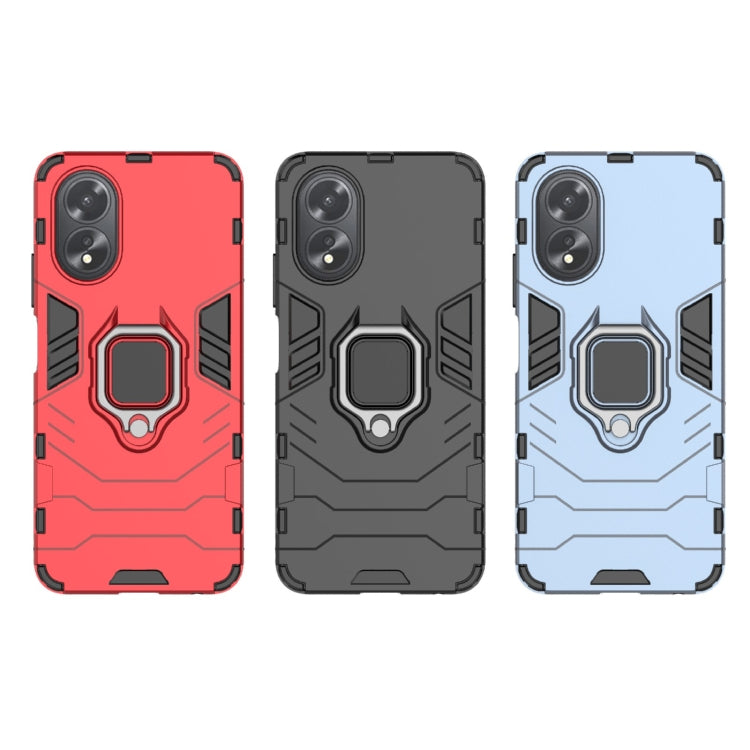 Shockproof PC + TPU Holder Phone Case, For OPPO A38 4G, For OPPO A58 4G, For OPPO A78 4G