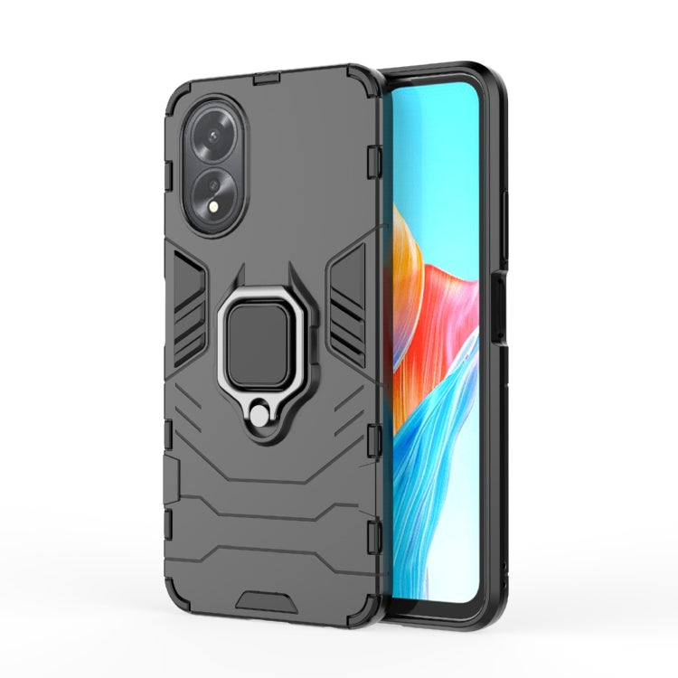 Shockproof PC + TPU Holder Phone Case, For OPPO A58 4G, For OPPO A38 4G, For OPPO A78 4G