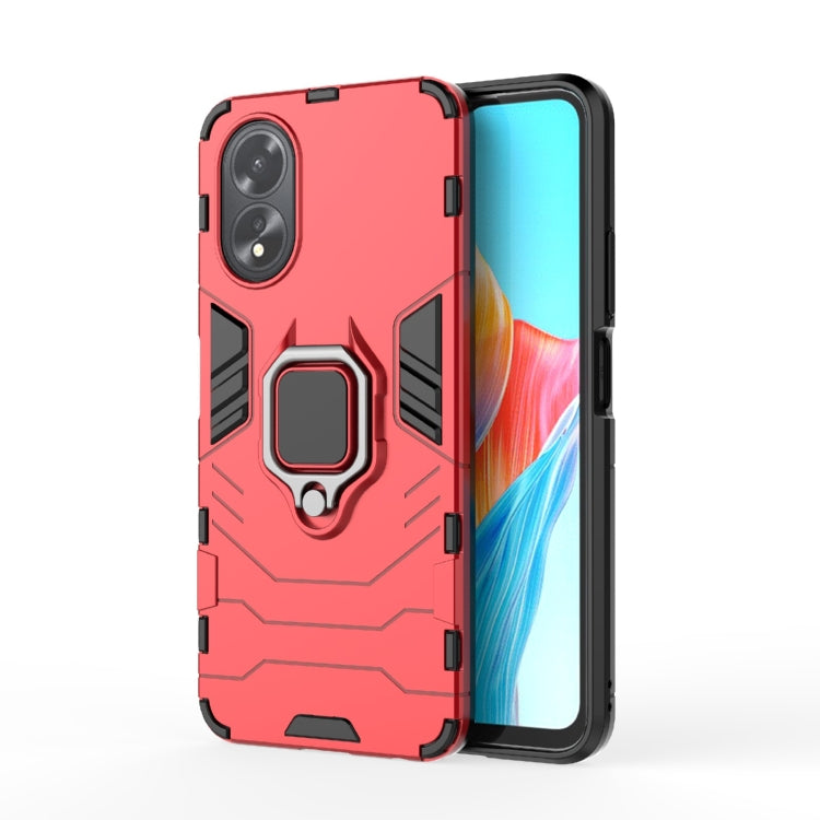 Shockproof PC + TPU Holder Phone Case, For OPPO A58 4G, For OPPO A38 4G, For OPPO A78 4G