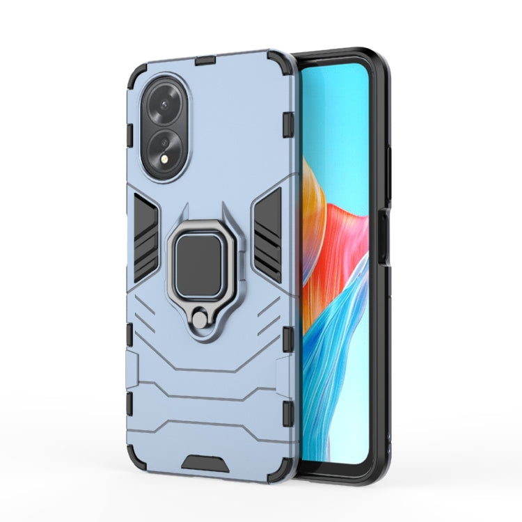 Shockproof PC + TPU Holder Phone Case, For OPPO A58 4G, For OPPO A38 4G, For OPPO A78 4G