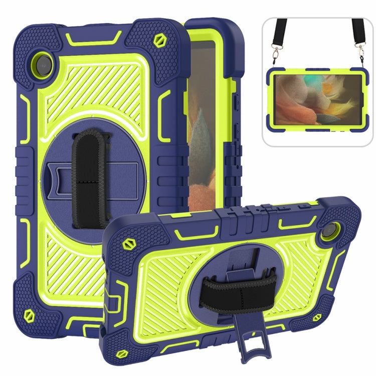 360 Degree Rotation PC Contrast Silicone Tablet Case, For Samsung Galaxy Tab A11+, For Samsung Galaxy Tab A11, For Samsung Galaxy Tab A9+, For Samsung Galaxy Tab A9, For Samsung Galaxy Tab S9, For Samsung Galaxy Tab S9+