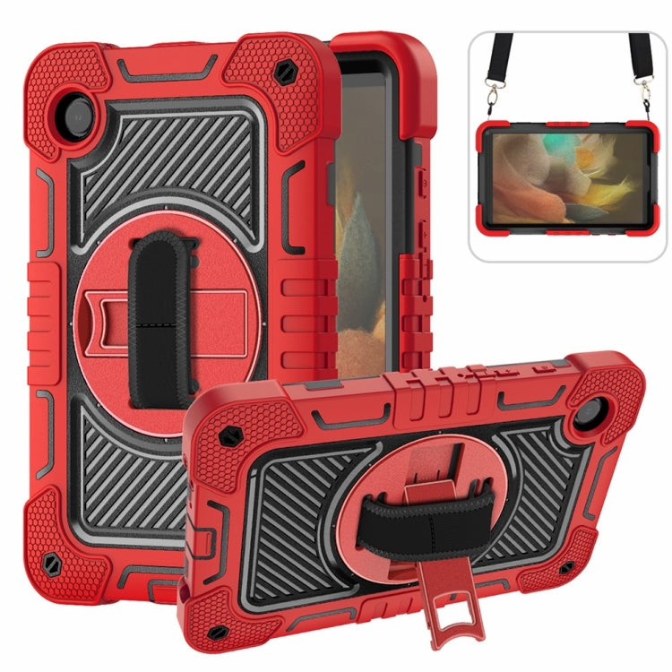 360 Degree Rotation PC Contrast Silicone Tablet Case, For Samsung Galaxy Tab A11+, For Samsung Galaxy Tab A11, For Samsung Galaxy Tab A9+, For Samsung Galaxy Tab A9, For Samsung Galaxy Tab S9, For Samsung Galaxy Tab S9+
