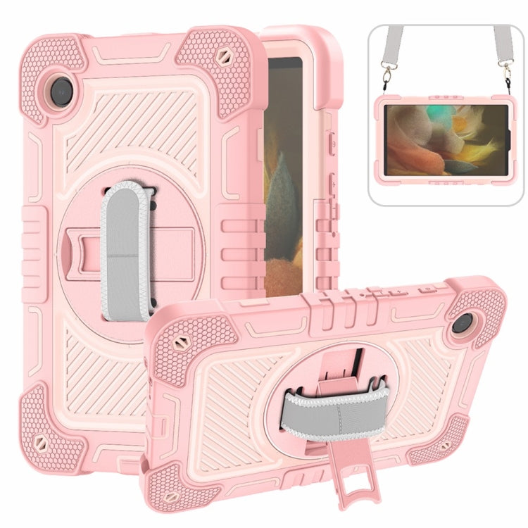 360 Degree Rotation PC Contrast Silicone Tablet Case, For Samsung Galaxy Tab A11+, For Samsung Galaxy Tab A11, For Samsung Galaxy Tab A9+, For Samsung Galaxy Tab A9, For Samsung Galaxy Tab S9, For Samsung Galaxy Tab S9+