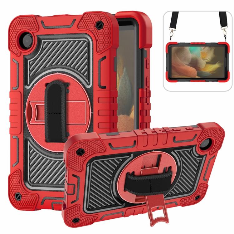 360 Degree Rotation PC Contrast Silicone Tablet Case, For Samsung Galaxy Tab A11+, For Samsung Galaxy Tab A11, For Samsung Galaxy Tab A9+, For Samsung Galaxy Tab A9, For Samsung Galaxy Tab S9, For Samsung Galaxy Tab S9+