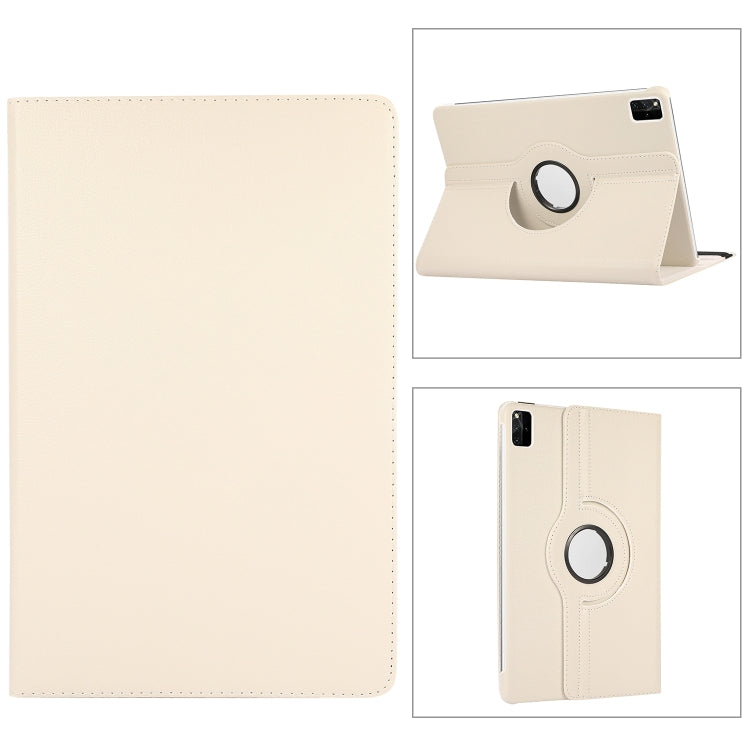 360 Degree Rotation Litchi Texture Leather Tablet Case, For Xiaomi Pad 7 Pro / Pad 7, For Xiaomi Redmi Pad Pro 12.1, For Xiaomi Pad 6S Pro 12.4, For Xiaomi Redmi Pad SE