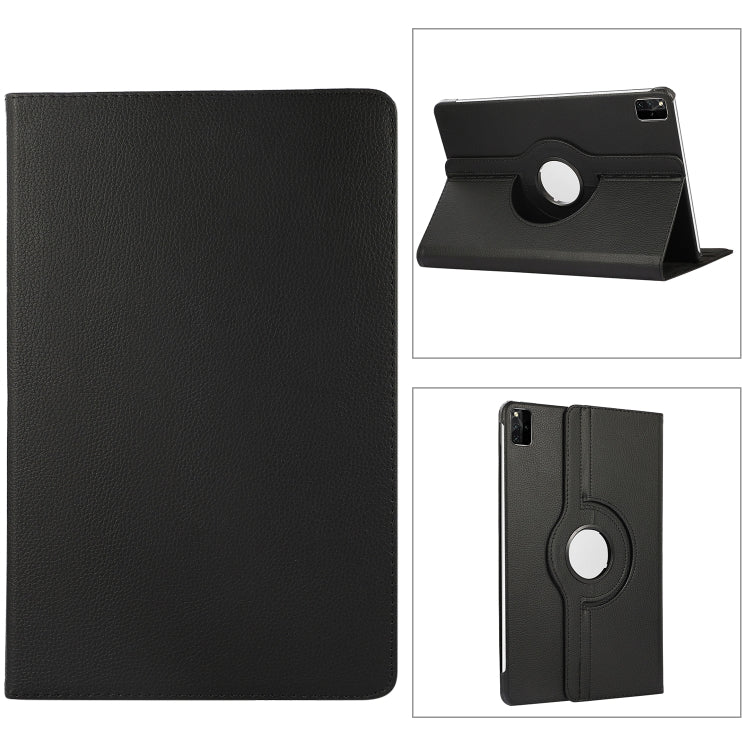 360 Degree Rotation Litchi Texture Leather Tablet Case, For Xiaomi Pad 7 Pro / Pad 7, For Xiaomi Redmi Pad Pro 12.1, For Xiaomi Pad 6S Pro 12.4, For Xiaomi Redmi Pad SE