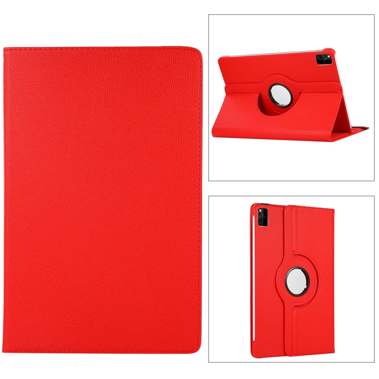 360 Degree Rotation Litchi Texture Leather Tablet Case, For Xiaomi Pad 7 Pro / Pad 7, For Xiaomi Redmi Pad Pro 12.1, For Xiaomi Pad 6S Pro 12.4, For Xiaomi Redmi Pad SE