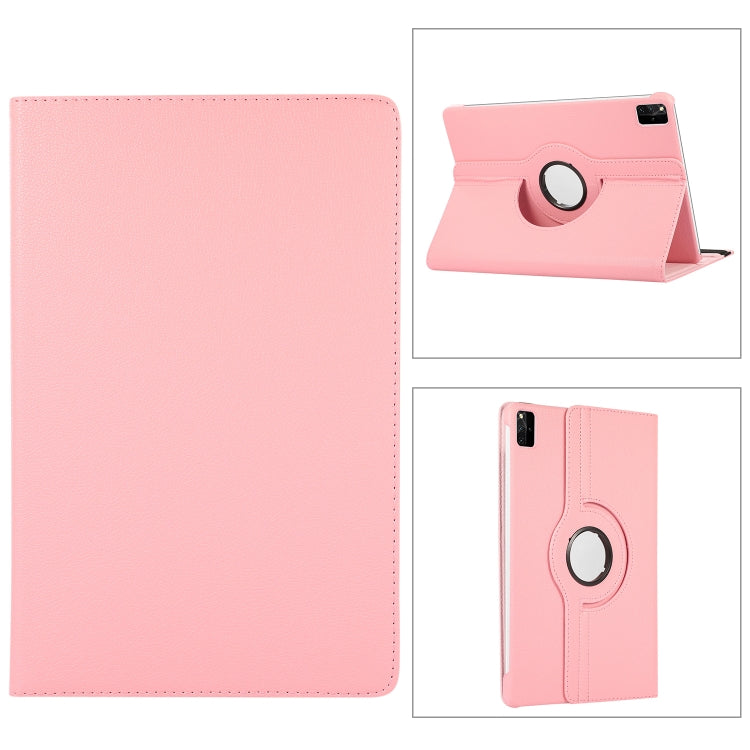 360 Degree Rotation Litchi Texture Leather Tablet Case, For Xiaomi Pad 7 Pro / Pad 7, For Xiaomi Redmi Pad Pro 12.1, For Xiaomi Pad 6S Pro 12.4, For Xiaomi Redmi Pad SE