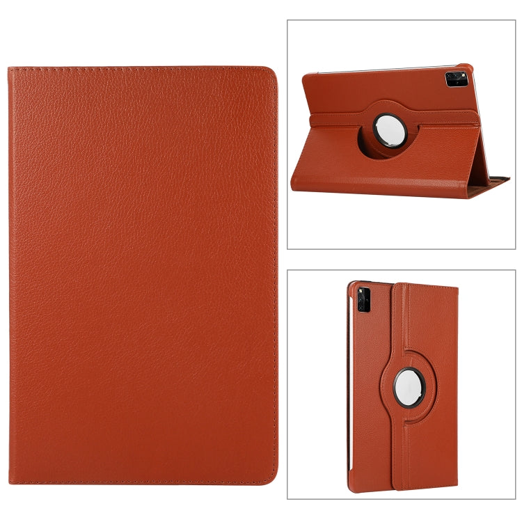 360 Degree Rotation Litchi Texture Leather Tablet Case, For Xiaomi Pad 7 Pro / Pad 7, For Xiaomi Redmi Pad Pro 12.1, For Xiaomi Pad 6S Pro 12.4, For Xiaomi Redmi Pad SE