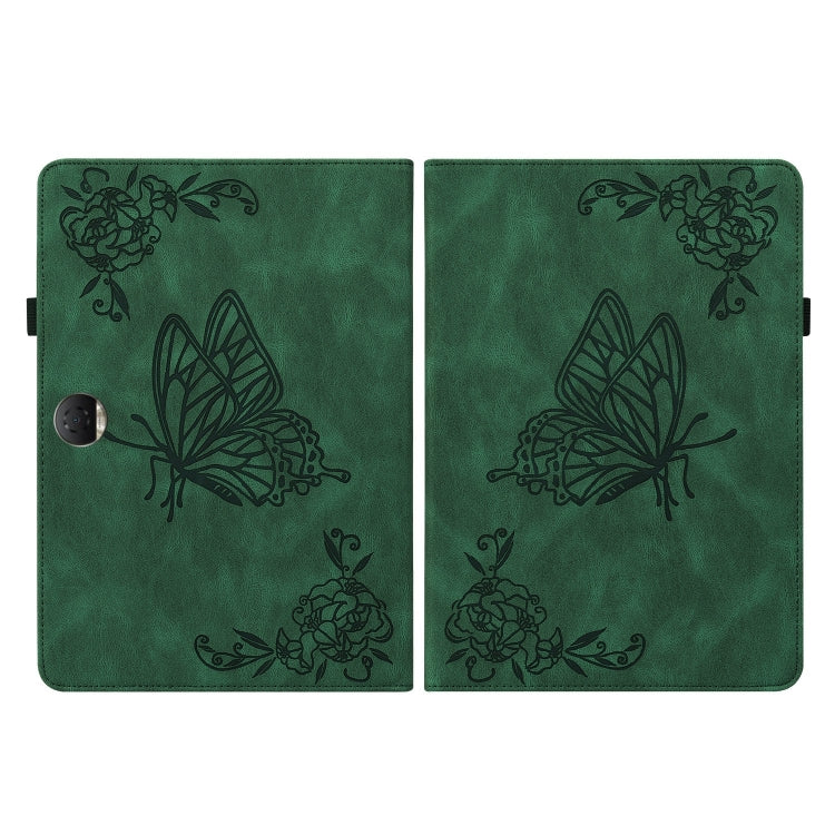 Butterfly Flower Embossed Leather Tablet Case, For Honor Pad 9 12.1, For Honor Pad X8 Pro/X9