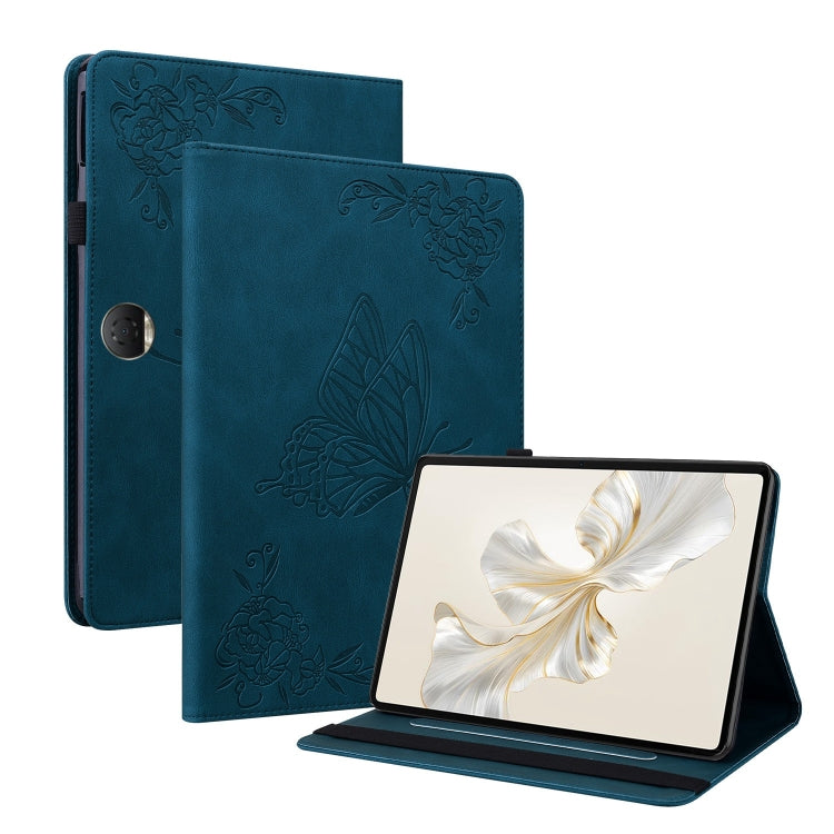 Butterfly Flower Embossed Leather Tablet Case, For Honor Pad 9 12.1, For Honor Pad X8 Pro/X9