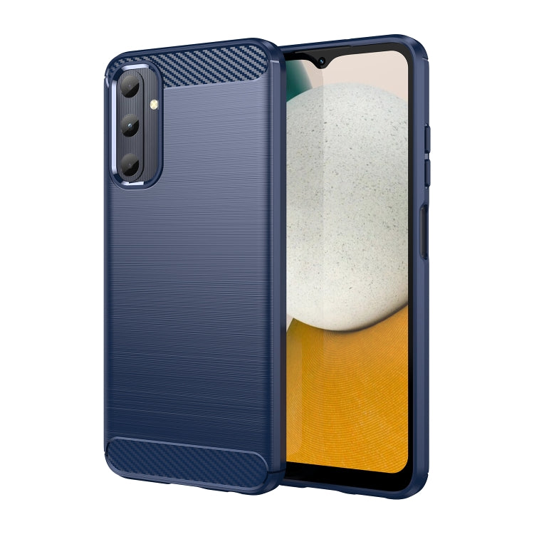 Brushed Texture Carbon Fiber TPU Phone Case, For Samsung Galaxy XCover 7 Pro, For Samsung Galaxy M55, For Samsung Galaxy M14 4G, For Samsung Galaxy M15, For Samsung Galaxy F15, For Samsung Galaxy M44 5G, For Samsung Galaxy A15 5G, For Samsung Galaxy A5...
