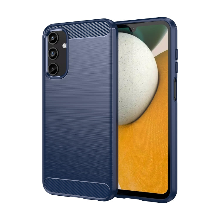 Brushed Texture Carbon Fiber TPU Phone Case, For Samsung Galaxy XCover 7 Pro, For Samsung Galaxy M55, For Samsung Galaxy M14 4G, For Samsung Galaxy M15, For Samsung Galaxy F15, For Samsung Galaxy M44 5G, For Samsung Galaxy A15 5G, For Samsung Galaxy A5...
