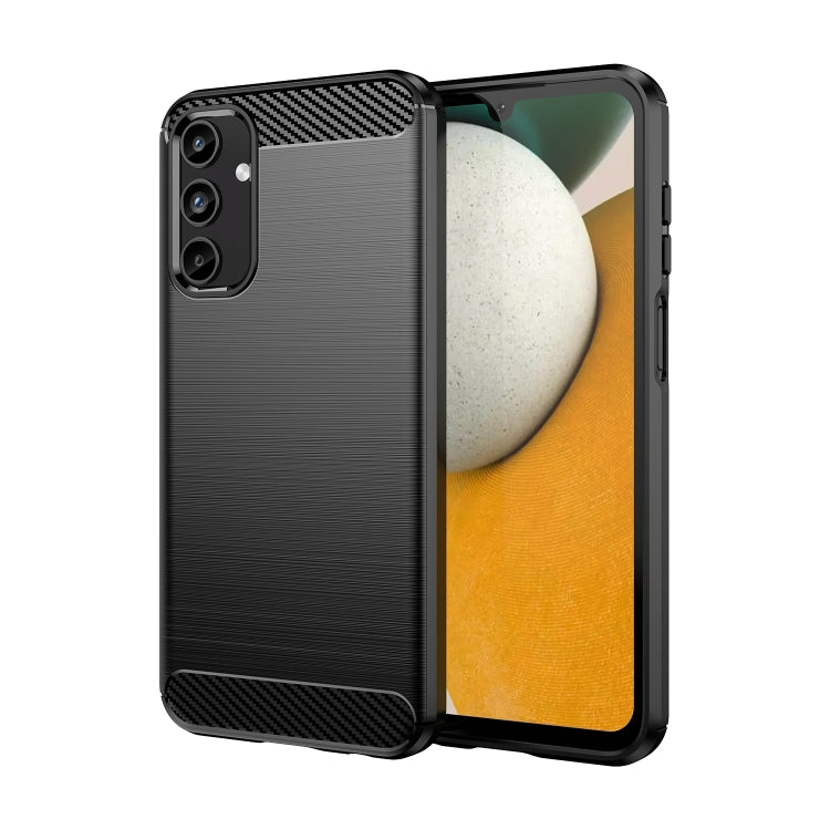 Brushed Texture Carbon Fiber TPU Phone Case, For Samsung Galaxy XCover 7 Pro, For Samsung Galaxy M55, For Samsung Galaxy M14 4G, For Samsung Galaxy M15, For Samsung Galaxy F15, For Samsung Galaxy M44 5G, For Samsung Galaxy A15 5G, For Samsung Galaxy A5...