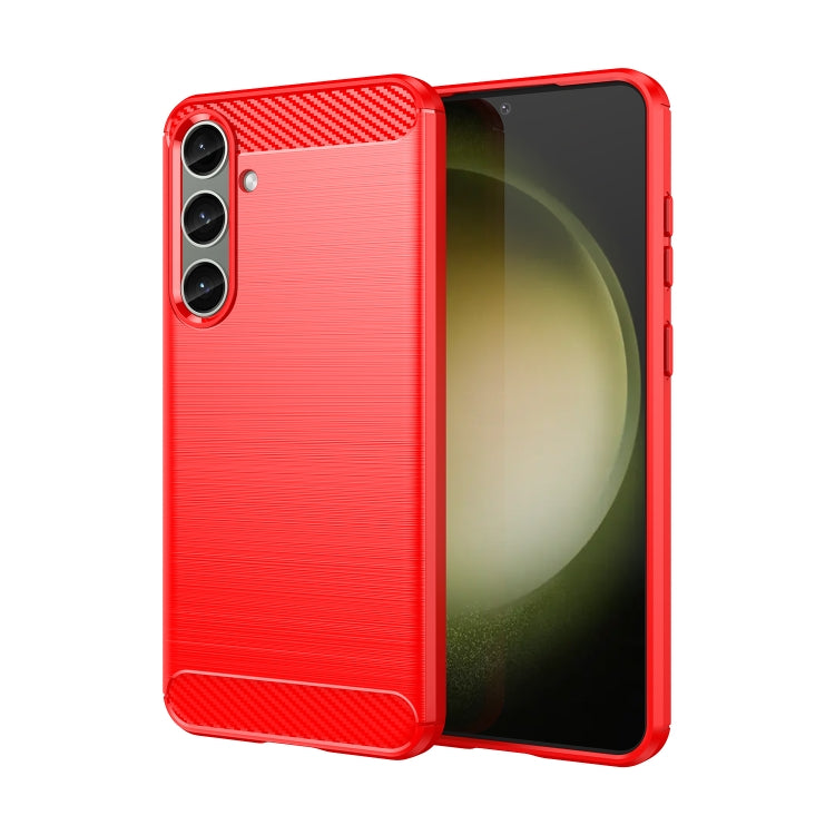 Brushed Texture Carbon Fiber TPU Phone Case, For Samsung Galaxy XCover 7 Pro, For Samsung Galaxy M55, For Samsung Galaxy M14 4G, For Samsung Galaxy M15, For Samsung Galaxy F15, For Samsung Galaxy M44 5G, For Samsung Galaxy A15 5G, For Samsung Galaxy A5...