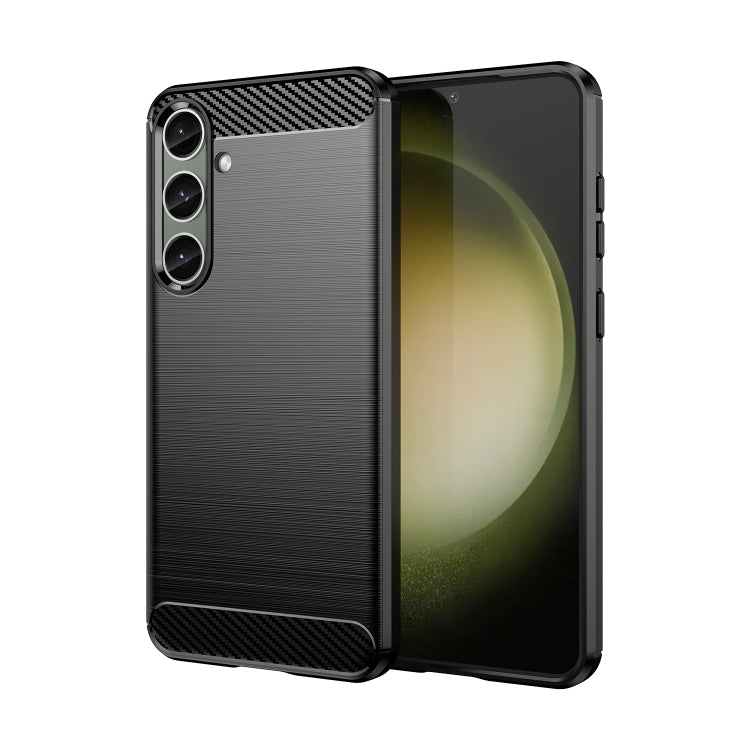 Brushed Texture Carbon Fiber TPU Phone Case, For Samsung Galaxy XCover 7 Pro, For Samsung Galaxy M55, For Samsung Galaxy M14 4G, For Samsung Galaxy M15, For Samsung Galaxy F15, For Samsung Galaxy M44 5G, For Samsung Galaxy A15 5G, For Samsung Galaxy A5...