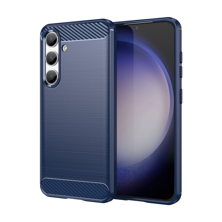 Brushed Texture Carbon Fiber TPU Phone Case, For Samsung Galaxy XCover 7 Pro, For Samsung Galaxy M55, For Samsung Galaxy M14 4G, For Samsung Galaxy M15, For Samsung Galaxy F15, For Samsung Galaxy M44 5G, For Samsung Galaxy A15 5G, For Samsung Galaxy A5...