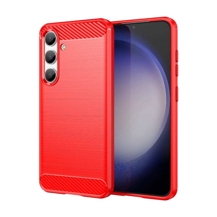 Brushed Texture Carbon Fiber TPU Phone Case, For Samsung Galaxy XCover 7 Pro, For Samsung Galaxy M55, For Samsung Galaxy M14 4G, For Samsung Galaxy M15, For Samsung Galaxy F15, For Samsung Galaxy M44 5G, For Samsung Galaxy A15 5G, For Samsung Galaxy A5...