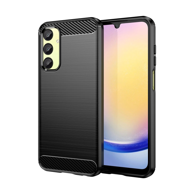 Brushed Texture Carbon Fiber TPU Phone Case, For Samsung Galaxy XCover 7 Pro, For Samsung Galaxy M55, For Samsung Galaxy M14 4G, For Samsung Galaxy M15, For Samsung Galaxy F15, For Samsung Galaxy M44 5G, For Samsung Galaxy A15 5G, For Samsung Galaxy A5...
