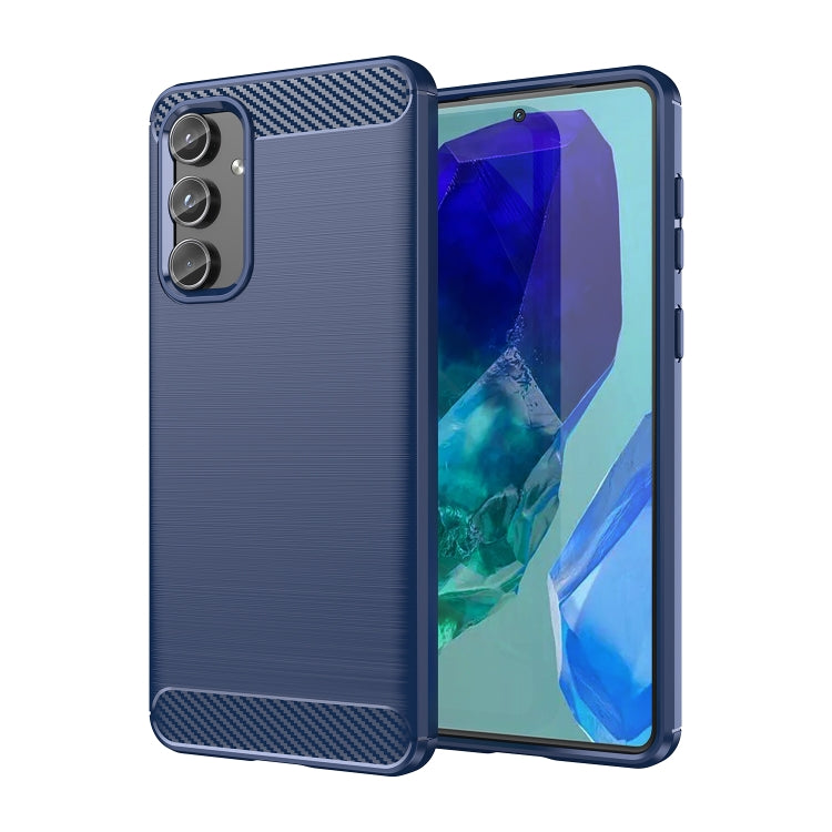 Brushed Texture Carbon Fiber TPU Phone Case, For Samsung Galaxy XCover 7 Pro, For Samsung Galaxy M55, For Samsung Galaxy M14 4G, For Samsung Galaxy M15, For Samsung Galaxy F15, For Samsung Galaxy M44 5G, For Samsung Galaxy A15 5G, For Samsung Galaxy A5...