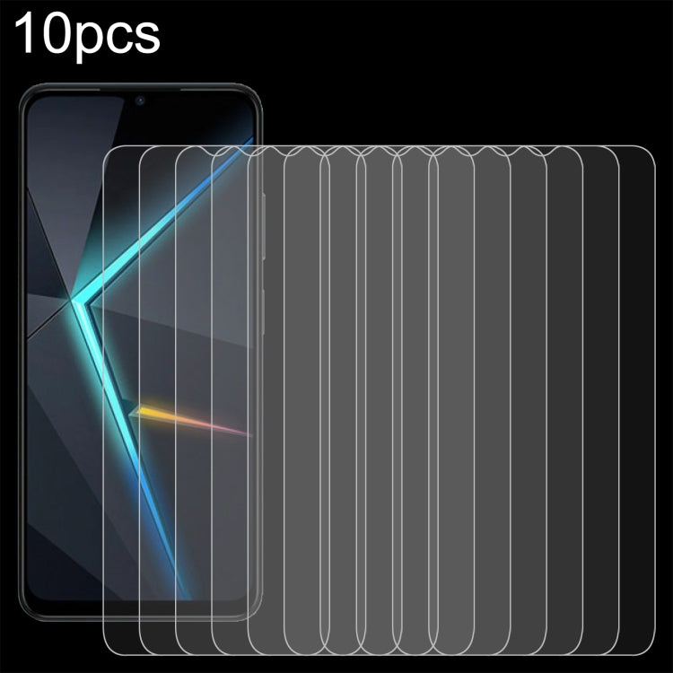 10pcs 0.26mm 9H 2.5D Tempered Glass Film, For ZTE nubia Music 2, For ZTE nubia S 5G A403ZT, For ZTE Blade V70 Vita, For ZTE Blade V70 Max, For ZTE Blade V70 Design, For ZTE nubia Z70 Ultra, For ZTE Blade A35 Lite, For ZTE Blade V70                     ...
