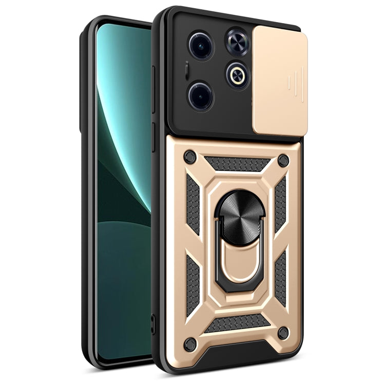 Sliding Camera Cover Design TPU+PC Phone Case, For Infinix Note 40 4G, For Infinix Hot 40 / 40 Pro 4G, For Infinix Hot 40i / Smart 8, For Infinix Note 30 5G, For Infinix Note 30 VIP, For Infinix Hot 30